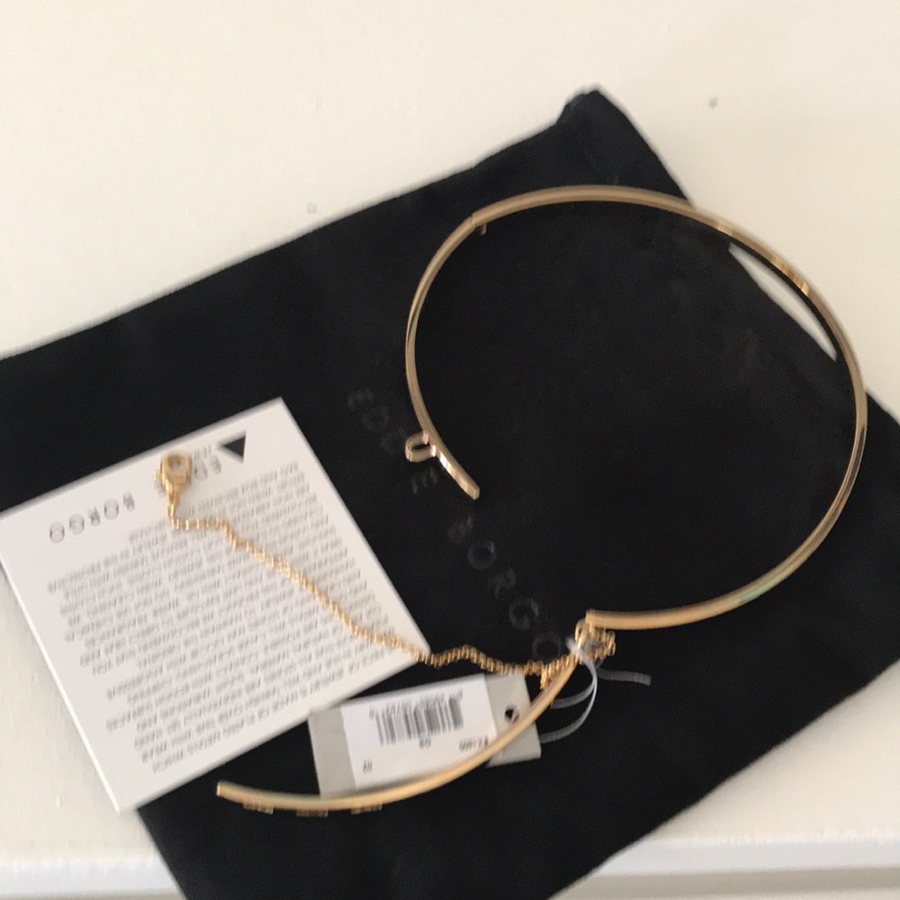 Eddie Borgo gold Extra small safety chain choker